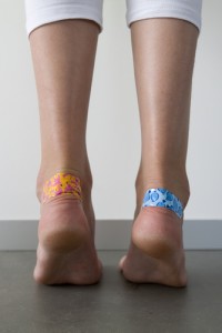 bandaids on heels